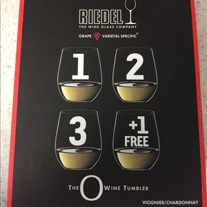 Brand new Riedel Chardonnay glasses- set of 4